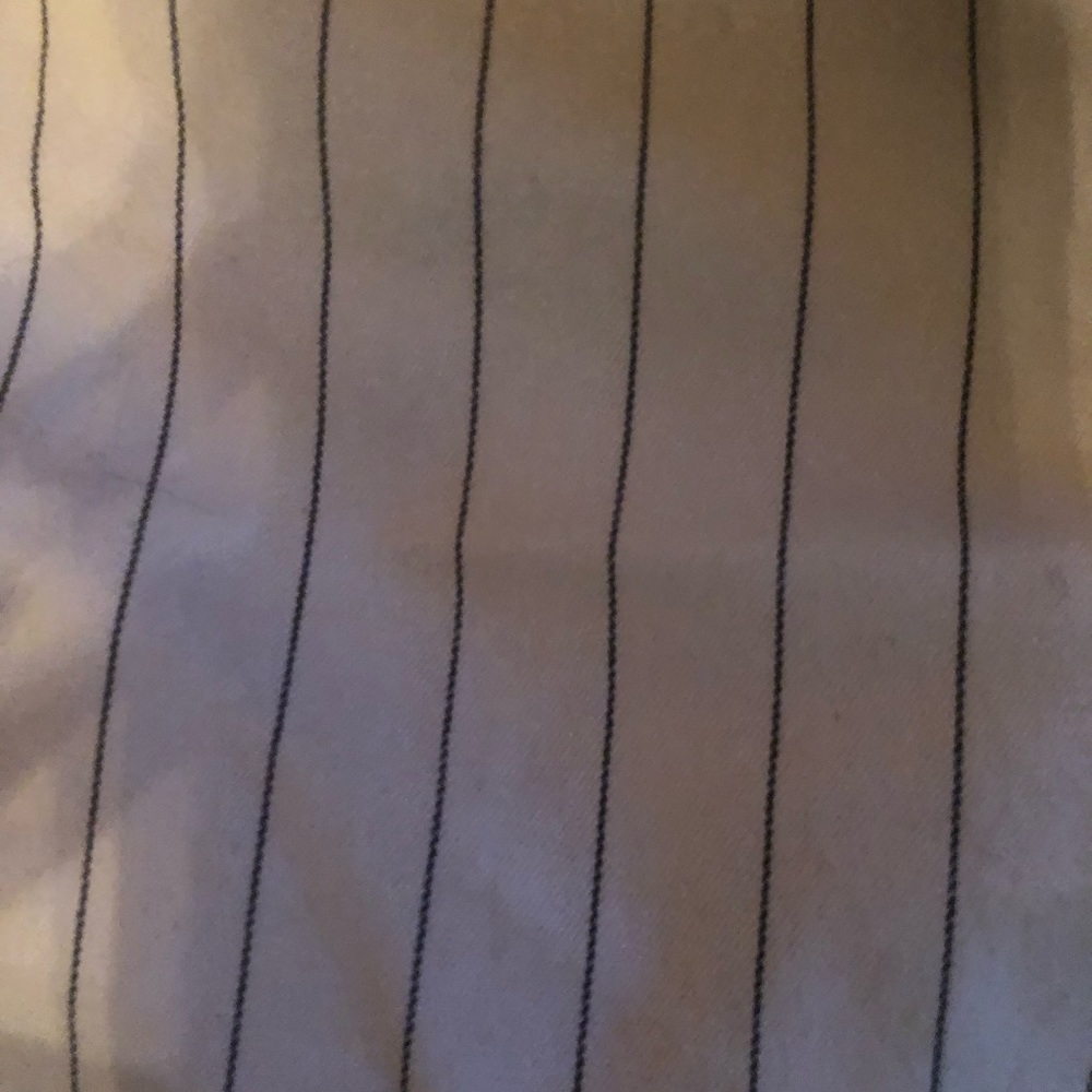 *vintage* midrise pinstripe wide leg pants - Picture 3 of 4